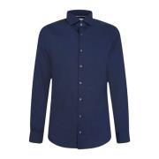 Michael Kors Slim Fit Poplin Skjorta Blue, Herr