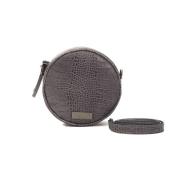 Pompei Donatella Mini Crossbody Väska i Cocco Print Gray, Dam