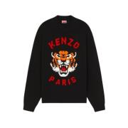 Kenzo Round-neck Knitwear Black, Herr