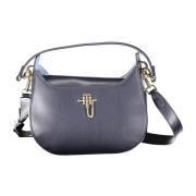 Tommy Hilfiger Blue Polyurethane Handbag Blue, Dam