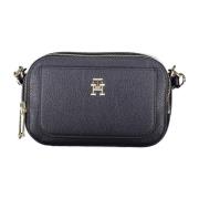 Tommy Hilfiger Blue Polyurethane Handbag Blue, Dam