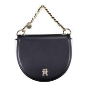 Tommy Hilfiger Blue Polyurethane Handbag Blue, Dam