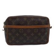 Louis Vuitton Vintage Pre-owned Canvas kuvertvskor Brown, Dam