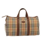 Burberry Vintage Pre-owned Canvas resvskor Beige, Dam