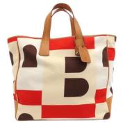 Bally Pre-owned Pre-owned Canvas handvskor Beige, Dam