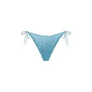 MC2 Saint Barth Brasiliansk Lurex Bikini Blue, Dam