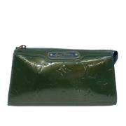 Louis Vuitton Vintage Pre-owned Laeder kuvertvskor Green, Dam