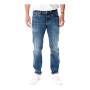 Edwin Mörkblå Tapered Fit Jeans Blue, Herr