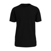 Calvin Klein Crew Neck Tape Tee för män Black, Herr