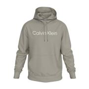 Calvin Klein Hero Logo Hoodie Komfort Stil Gray, Herr