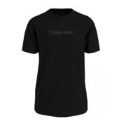 Calvin Klein Herr Logo Crew Neck T-shirt Black, Herr