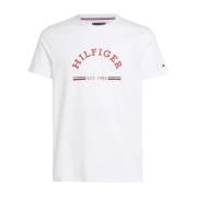 Tommy Hilfiger Herr RWB Arch Grafisk T-shirt White, Herr