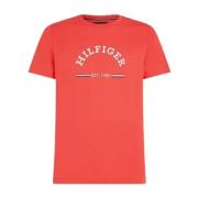 Tommy Hilfiger Herr RWB Arch Grafisk T-shirt Red, Herr