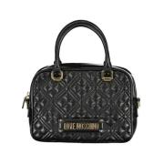 Love Moschino Svart Polyeten Axelväska Black, Dam