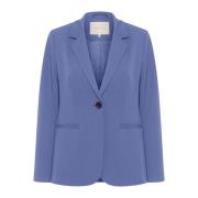 Kaffe Blå Indigo Blazer Jacka Blue, Dam