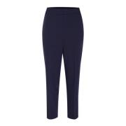 InWear Modern Cropped Byxor Marinblå Blue, Dam