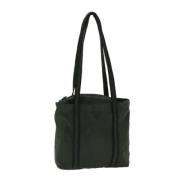 Prada Vintage Pre-owned Tyg prada-vskor Green, Dam