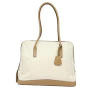 Prada Vintage Pre-owned Tyg prada-vskor White, Dam