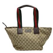 Gucci Vintage Pre-owned Tyg gucci-vskor Beige, Dam