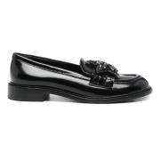 AGL Olivia Star Patentläder Loafers Black, Dam