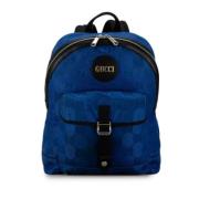 Gucci Vintage Pre-owned Nylon gucci-vskor Blue, Dam