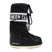 Moon Boot Snö stövlar Icon Nylon Black, Dam