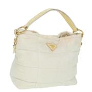 Prada Vintage Pre-owned Nylon prada-vskor White, Dam