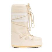 Moon Boot Snö stövlar ikon nylon Beige, Dam