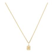 Vedder & Vedder Tiny Pavé Tag C Guld Halsband Yellow, Dam