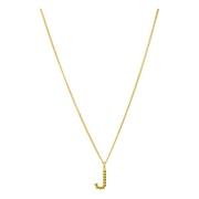 Vedder & Vedder Bubble Letter Halsband Guld Yellow, Dam