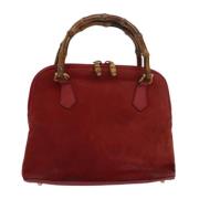 Gucci Vintage Pre-owned Mocka handvskor Red, Dam