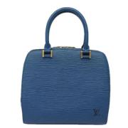 Louis Vuitton Vintage Pre-owned Laeder louis-vuitton-vskor Blue, Dam