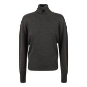 Burberry Stiliga Sweaters Kollektion Gray, Dam