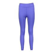 Calvin Klein Blå Polyester Leggings med Reflekterande Tryck Blue, Dam