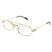 Cartier Guld Optiska Glasögon Yellow, Unisex