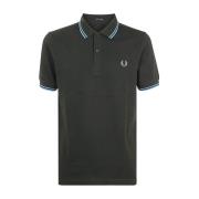 Fred Perry Nattgrön Ocean Twin Tipped Skjorta Green, Herr