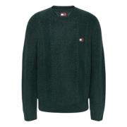 Tommy Hilfiger Klassisk Heritage Stickad Tröja Grön Green, Herr