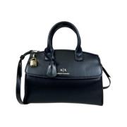 Armani Exchange Stilren Dam Toteväska Black, Dam