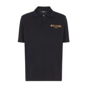 Balmain Svarta T-shirts & Polos för män Black, Herr