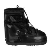 Moon Boot Vattenavvisande Logo Band Sneakers Black, Dam