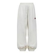 8PM Glitter Logo Sweatpants White, Dam