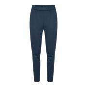 Kaffe Midnight Marine Slim Fit Byxor Blue, Dam