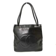 Chanel Vintage Pre-owned Laeder totevskor Black, Dam