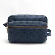 Louis Vuitton Vintage Pre-owned Tyg louis-vuitton-vskor Blue, Dam