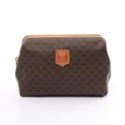 Celine Vintage Pre-owned Belagd canvas celine-vskor Brown, Dam