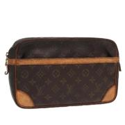 Louis Vuitton Vintage Pre-owned Canvas kuvertvskor Brown, Dam