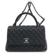 Chanel Vintage Pre-owned Laeder chanel-vskor Black, Dam