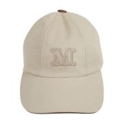 Max Mara Stilig Hat-Cap för Alla Tillfällen Beige, Dam