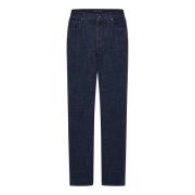 Hand Picked Mörkblå Stretch Bomull Denim Jeans Blue, Herr