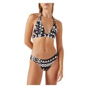 Eres Geometrisk Triangel Bikini Topp Black, Dam